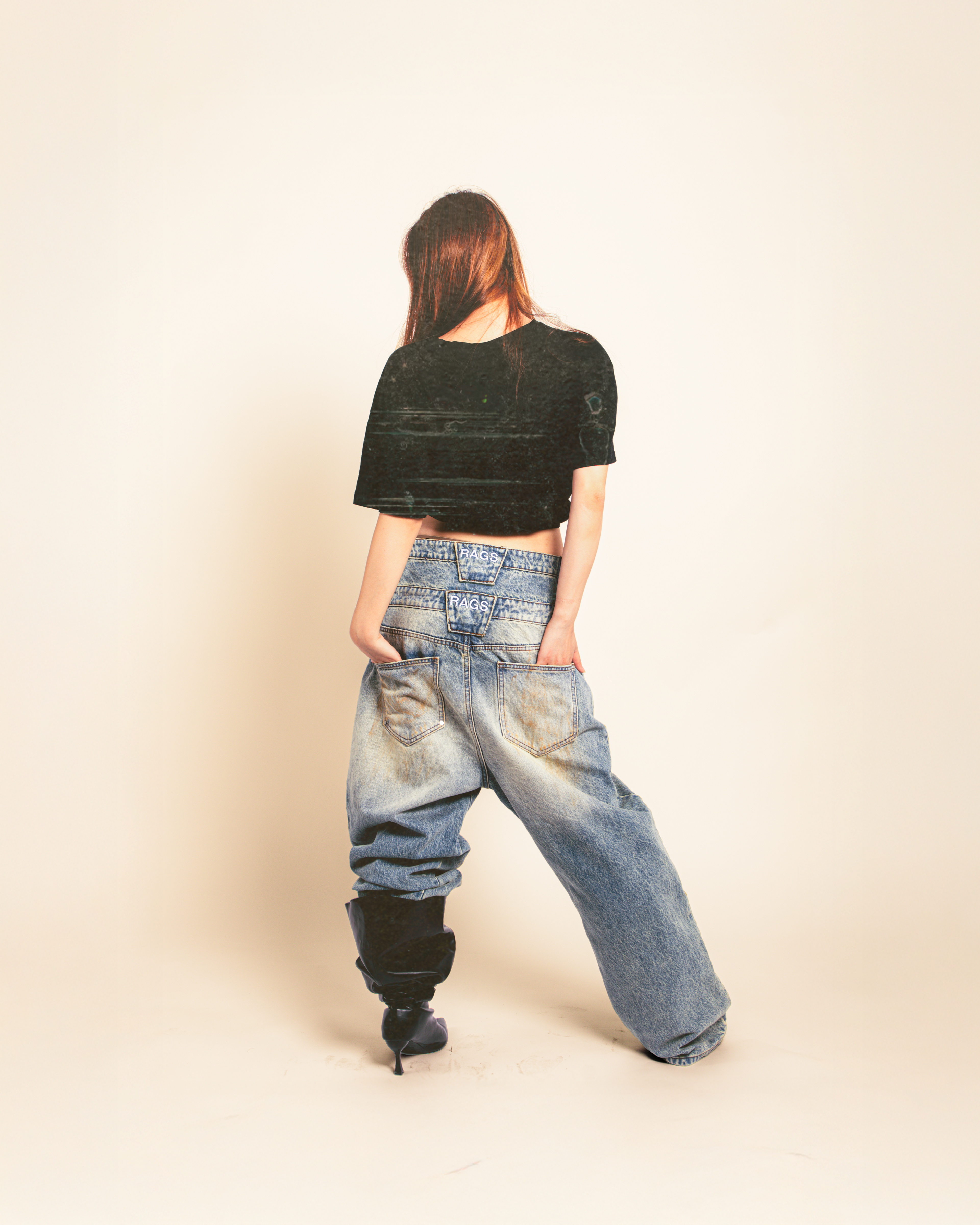 Double waisted jeans